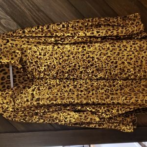 Leopard print blouse